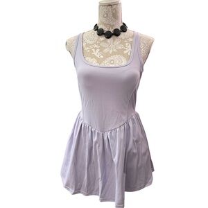 Lavender Sleeveless Athletic Dress